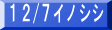 12/7イノシシ